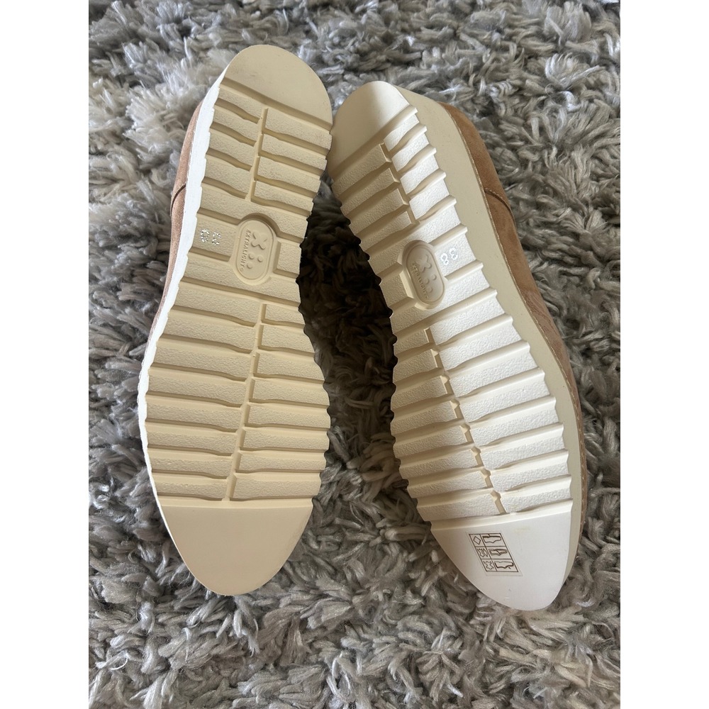 Luca Grossi Barclay Oxford Shoes in Tan with Lace Details sz 38 (US 7.5) - Picture 4 of 4
